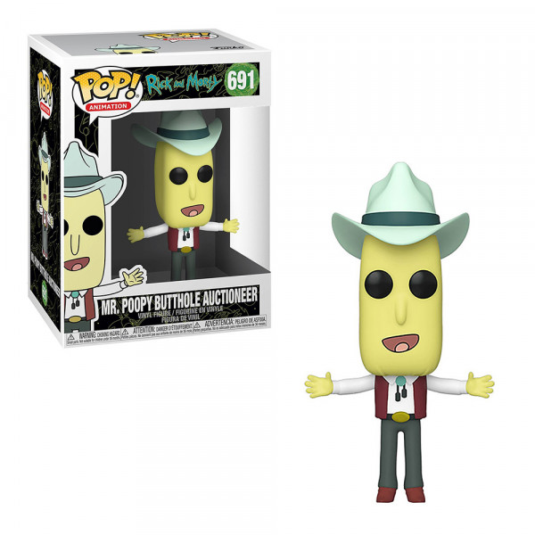 Funko POP! Rick and Morty: Mr. Poopy Butthole (Auctioneer)